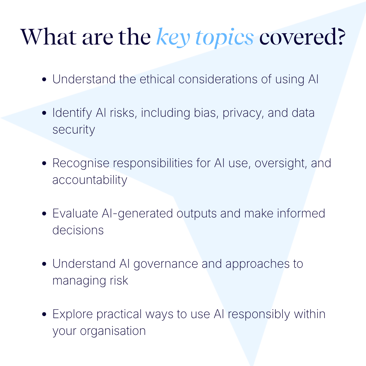 AI Ethics, Risk, Governance and Responsibility