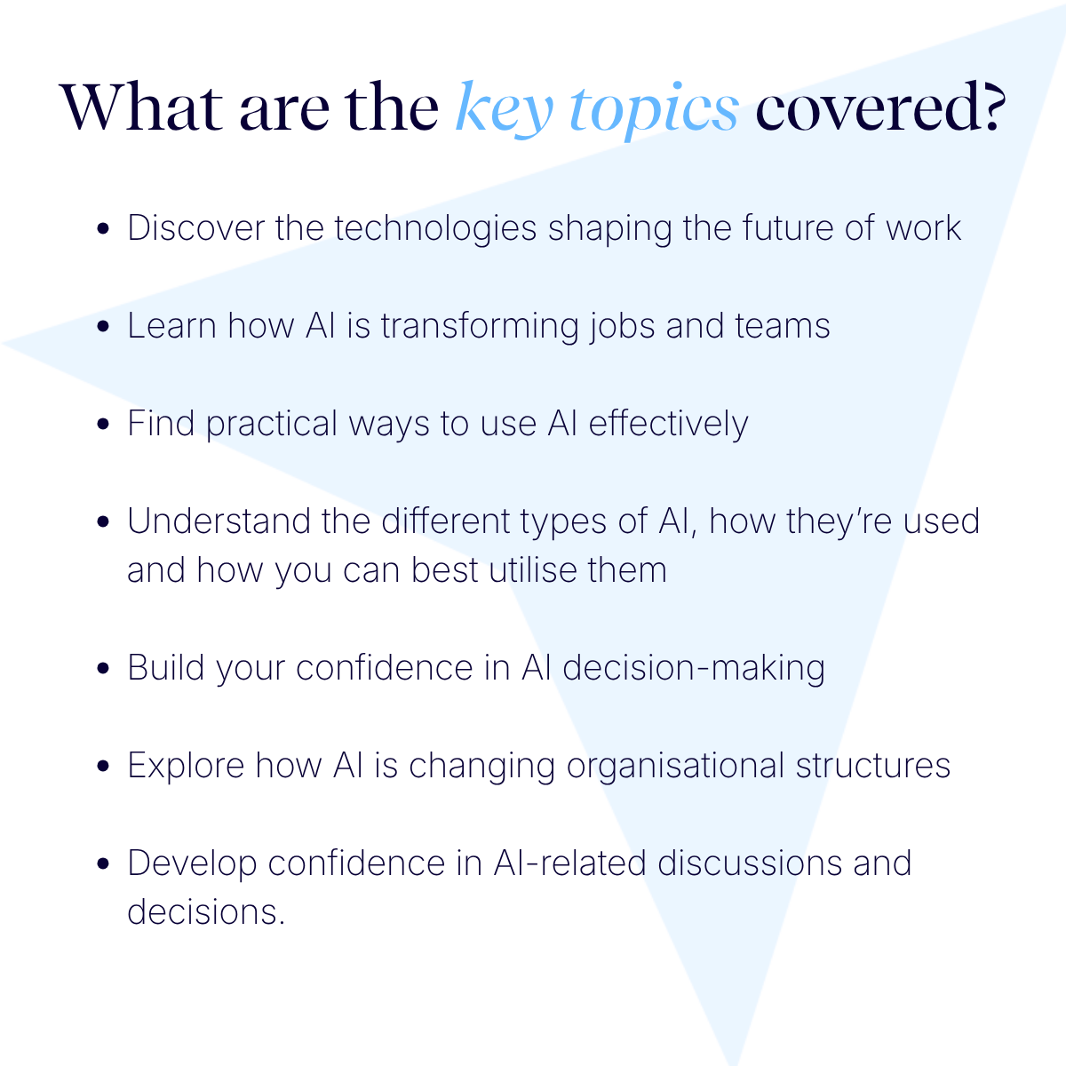 The AI Landscape and the New World of Work