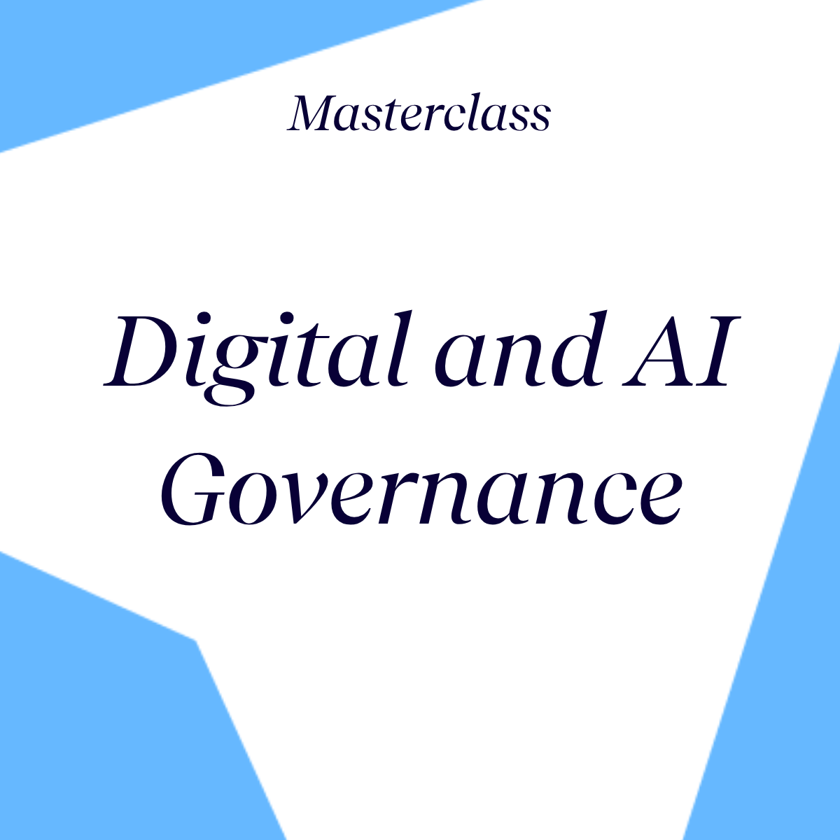 Digital and AI Governance