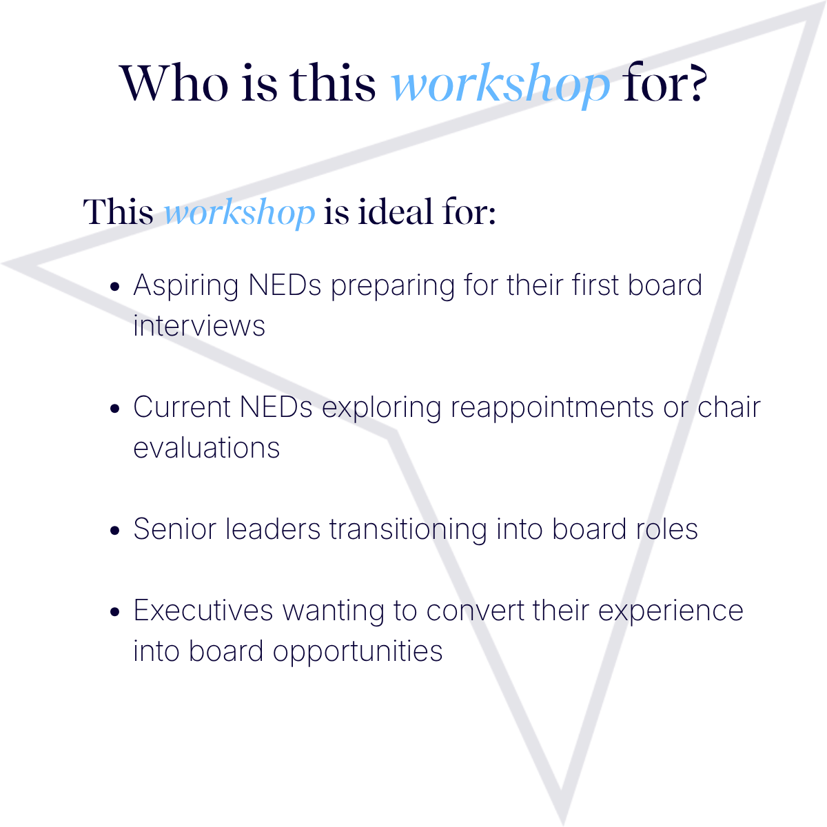 Interview Excellence for Non‑Executive Directors