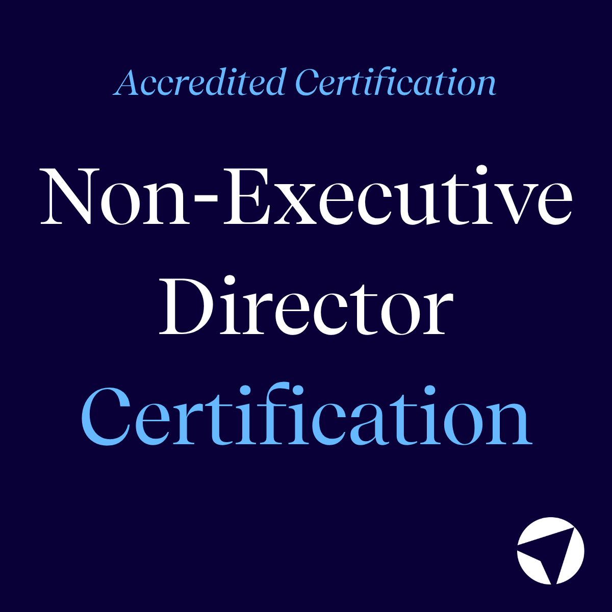 Certified Non-Executive Director