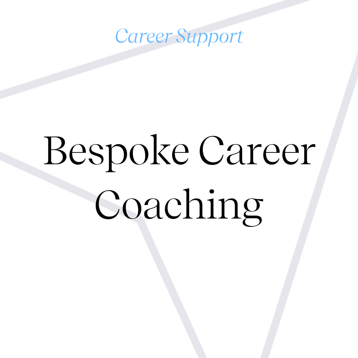 1 x Bespoke Career Coaching Individual Session