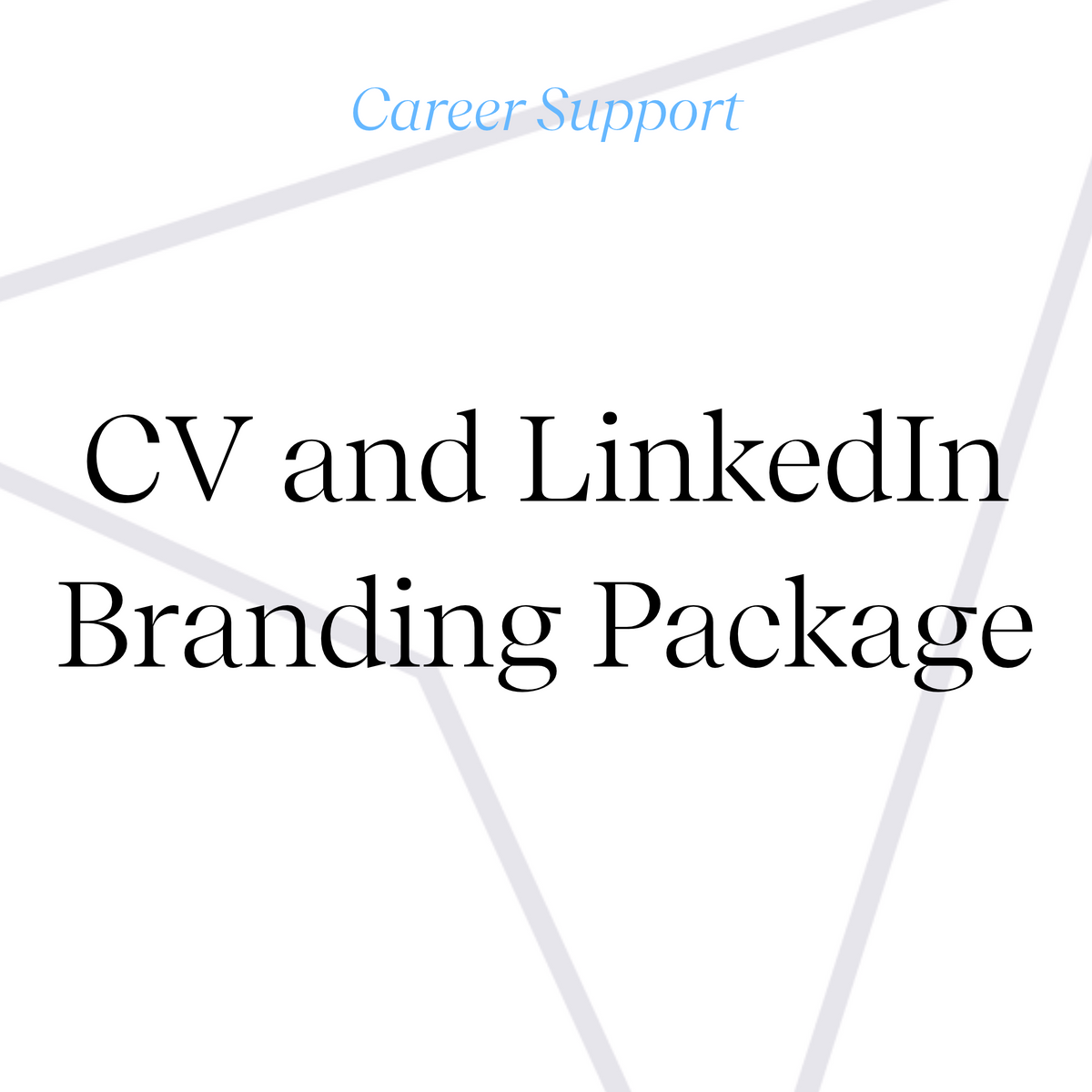 CV and LinkedIn Branding Package