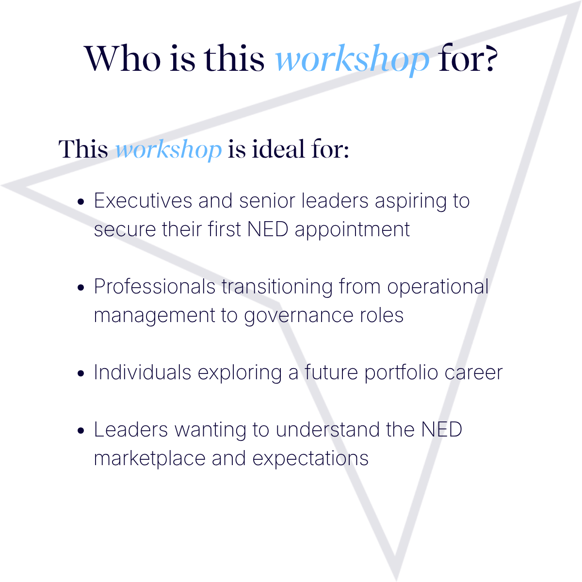 Transitioning to Portfolio and Board Leadership