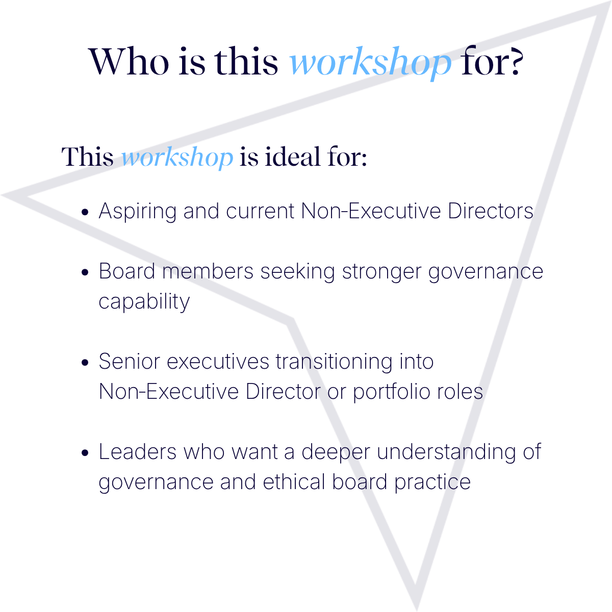 Governance and Risk for Senior Leaders