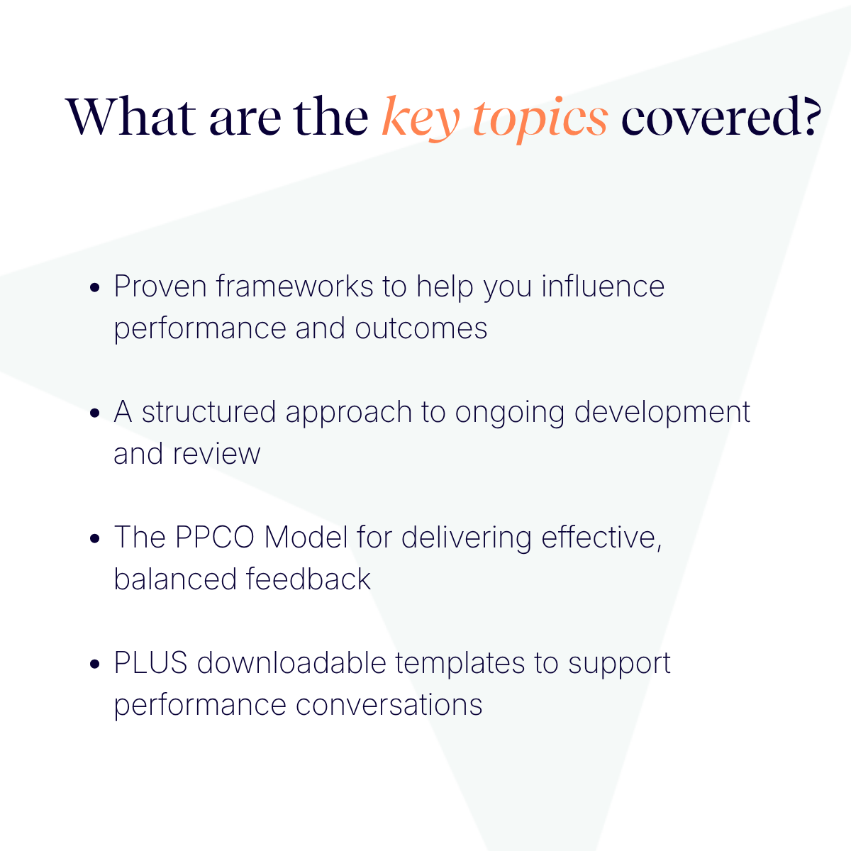 Performance Development