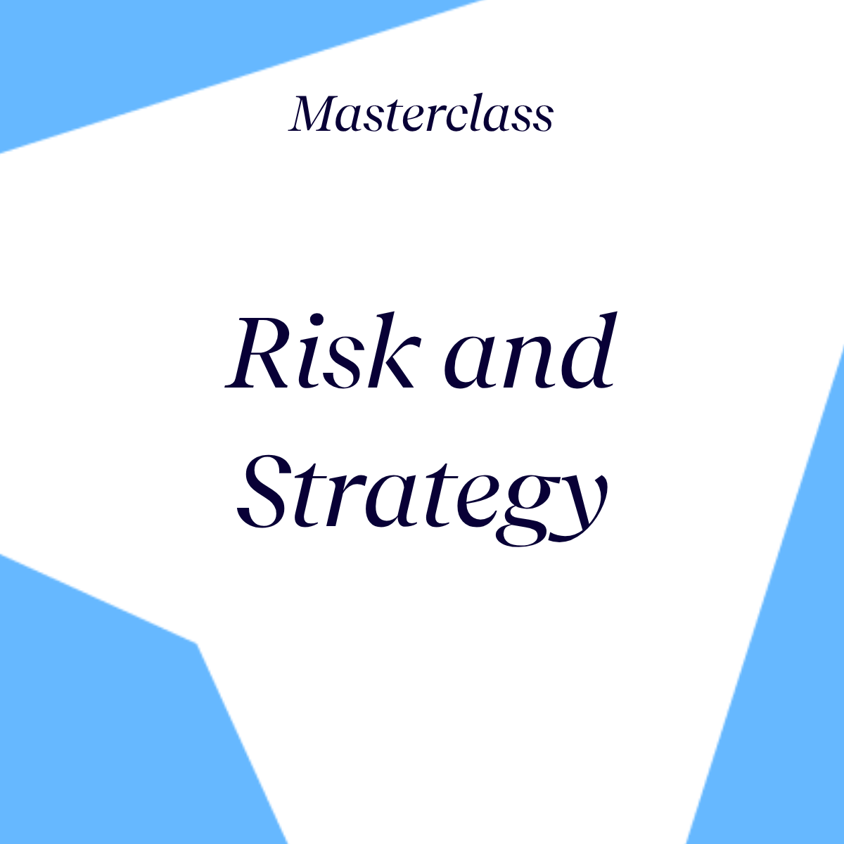 Risk and Strategy