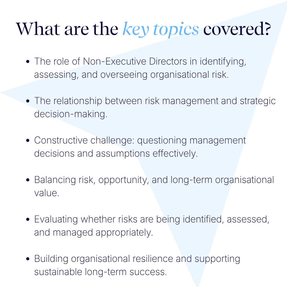 Risk and Strategy