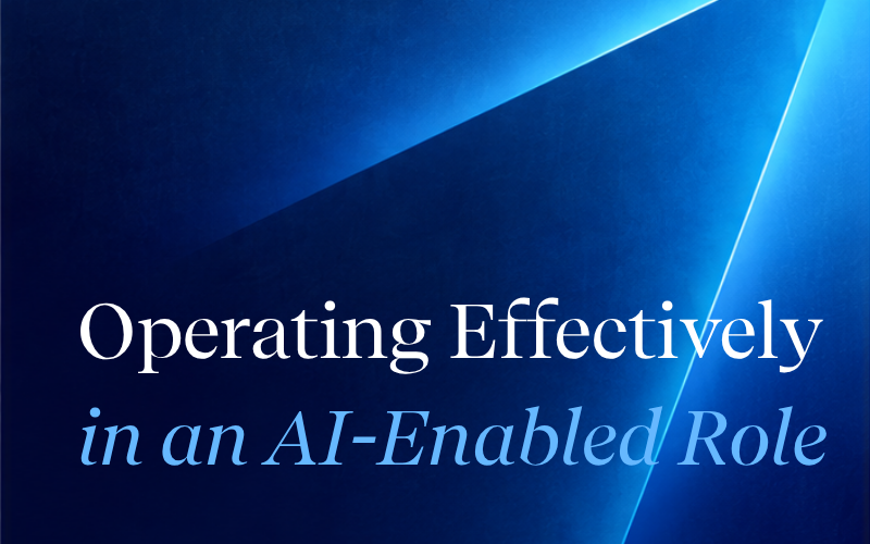 Operating in an AI-Enabled Role