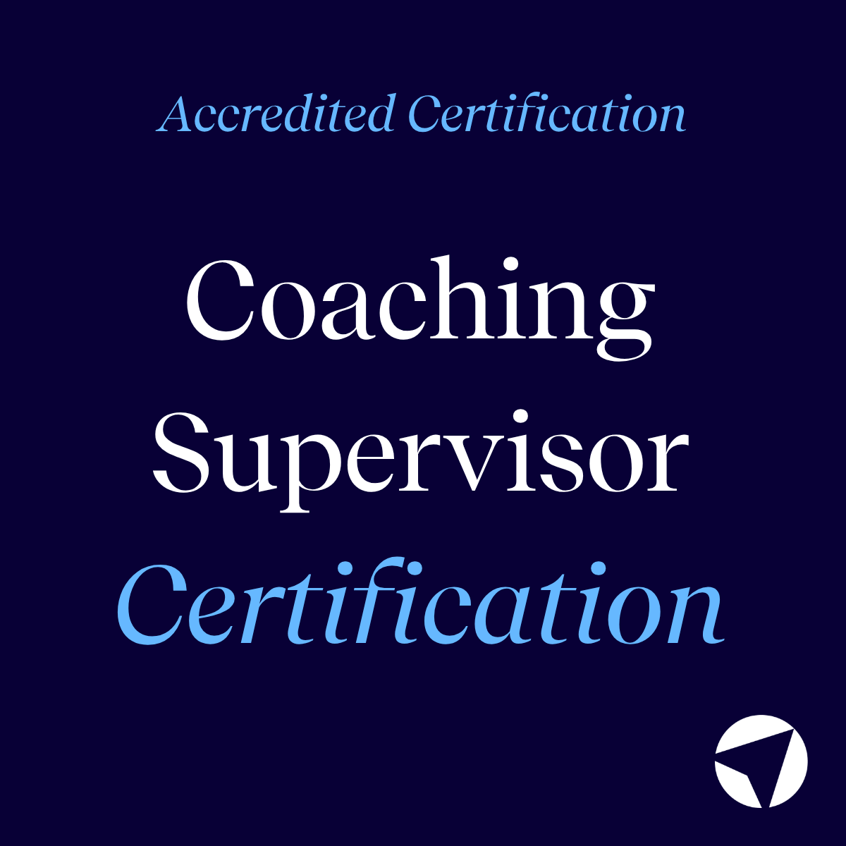 Certified Coaching Supervisor