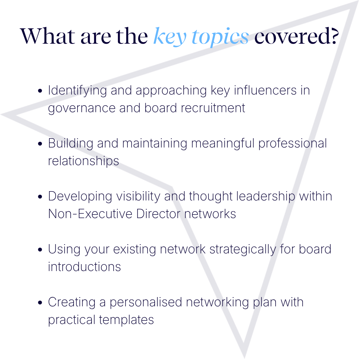 Networking Your Way to Non-Executive Success